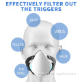 Replaceable filter element for Wearable Powered Air Purifier